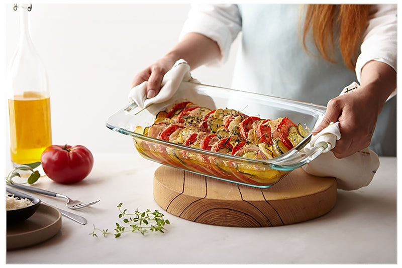 Pyrex 1085782 Baking Dish, 3 qt, Glass, Dishwasher Safe: Yes
