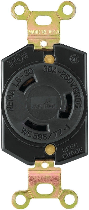 L630R TWST LOCK RECPT30A 3WRE