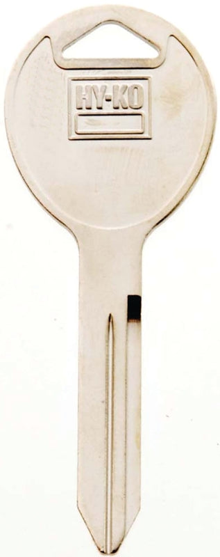 Hy-Ko 11010Y159 Key Blank, Solid Brass, Nickel, For: Chrysler Vehicle Locks