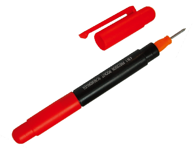 Vulcan JLW714401 4-in-1 Screwdriver Pocket Set, 5-1/4 in OAL