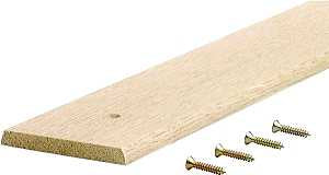 M-D 85100 Seam Binder, 72 in L, 3 in W, Smooth Surface, Oak Wood, Unfinished