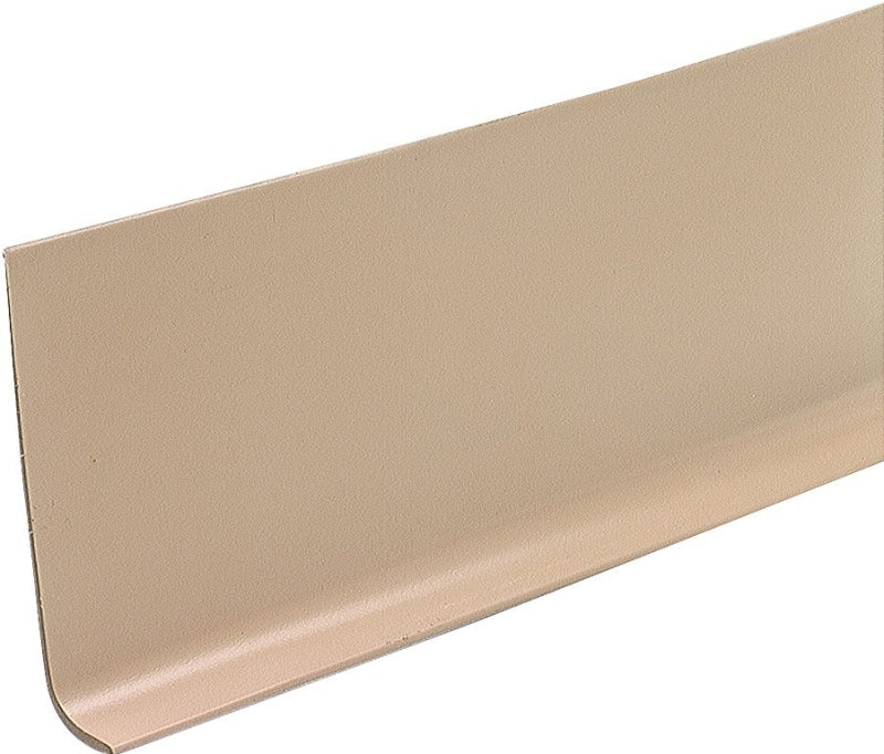 M-D 75259 Wall Base, 4 ft L, 4 in W, Vinyl, Beige