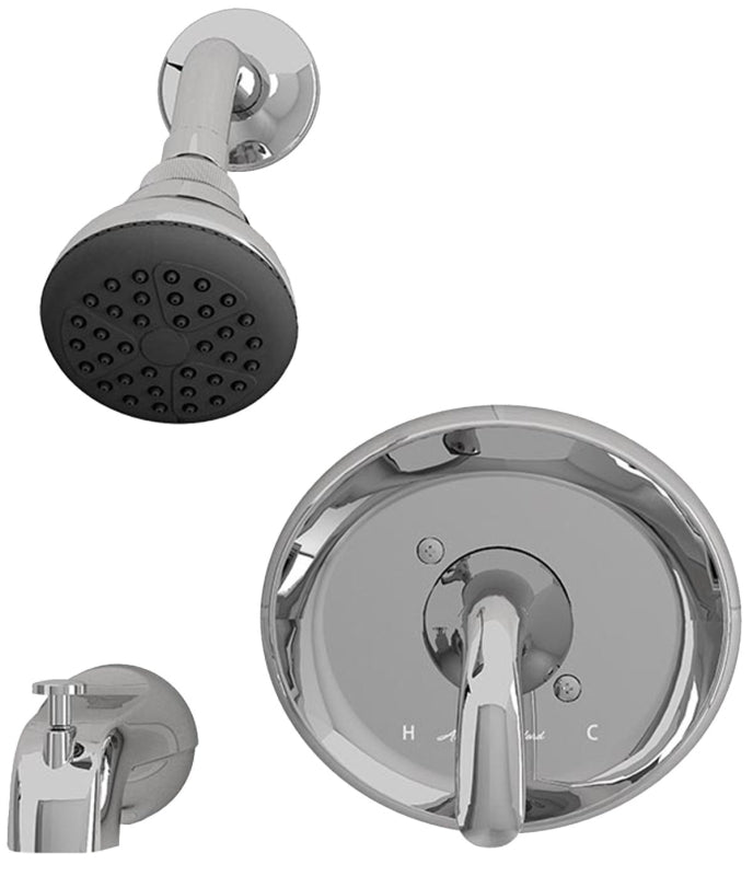 American Standard Cadet Suite Series 9091512.002 Tub and Shower Faucet, Adjustable Showerhead, 2 gpm Showerhead