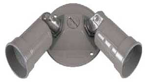 Teddico/Bwf LHC-2V Lamp Holder, Metal Housing Material, Gray