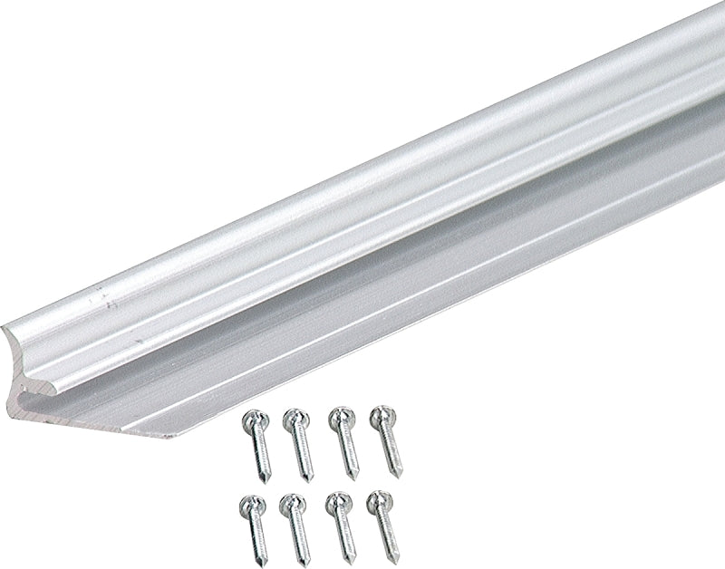 M-D 70045 Cove Moulding with Nail, Aluminum, Silver