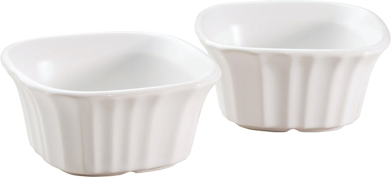 1111281 BAKING DISH FR WHT 7OZ