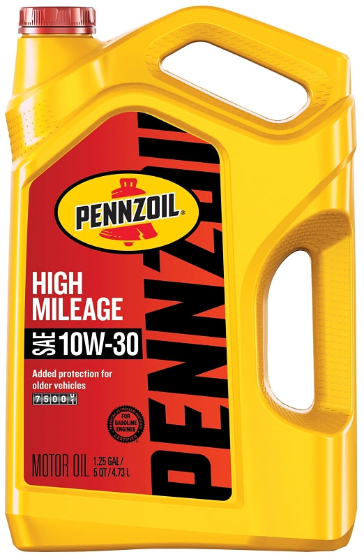 Pennzoil 550045205 Motor Oil, 10W-30, 5 qt Bottle