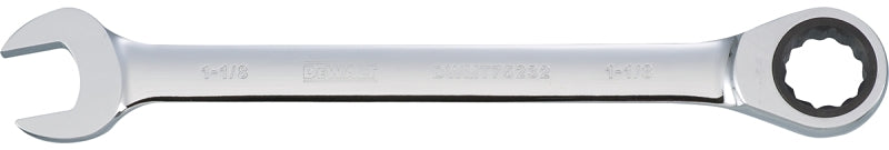 DeWALT DWMT75232OSP Combination Wrench, SAE, 1-1/8 in Head, 14-1/8 in L, Chrome