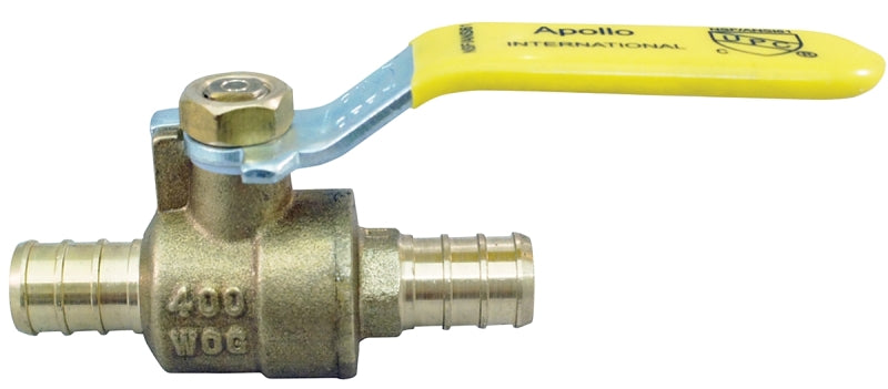 Apollo APXV1212 Ball Valve, 1/2 x 1/2 in Connection, Crimp, Brass Body