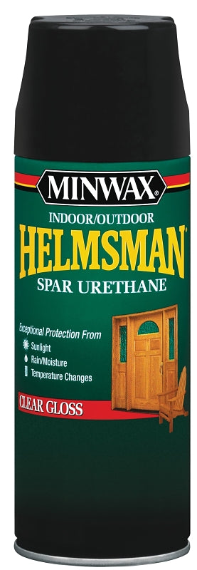 Minwax 33250000 Spar Varnish, Clear Gloss, Clear, Liquid, 11.5 oz, Aerosol Can