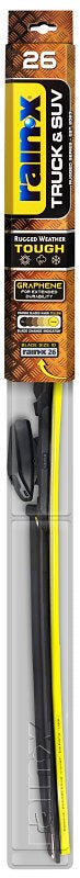 Rain-X Truck & SUV 870226 Wiper Blade, Beam Blade, 26 in L Blade, Synthetic Rubber