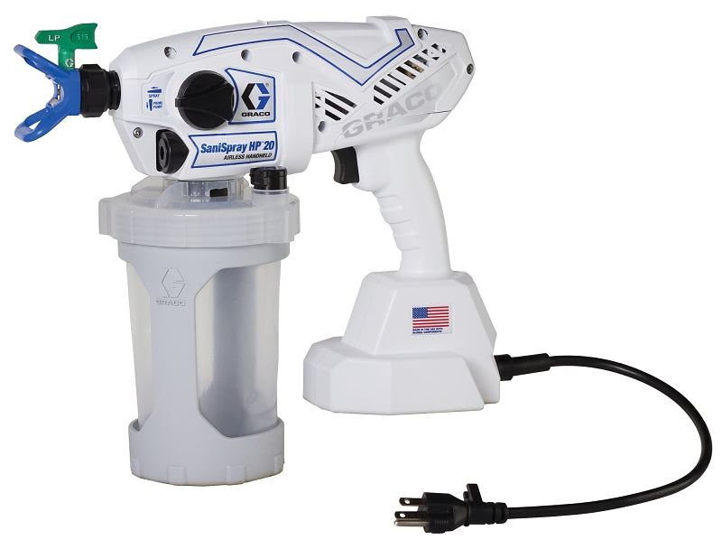 Graco 25R790 SaniSpray HP 20 Corded Handheld Airless Disinfectant Sprayer, 42 oz Tank