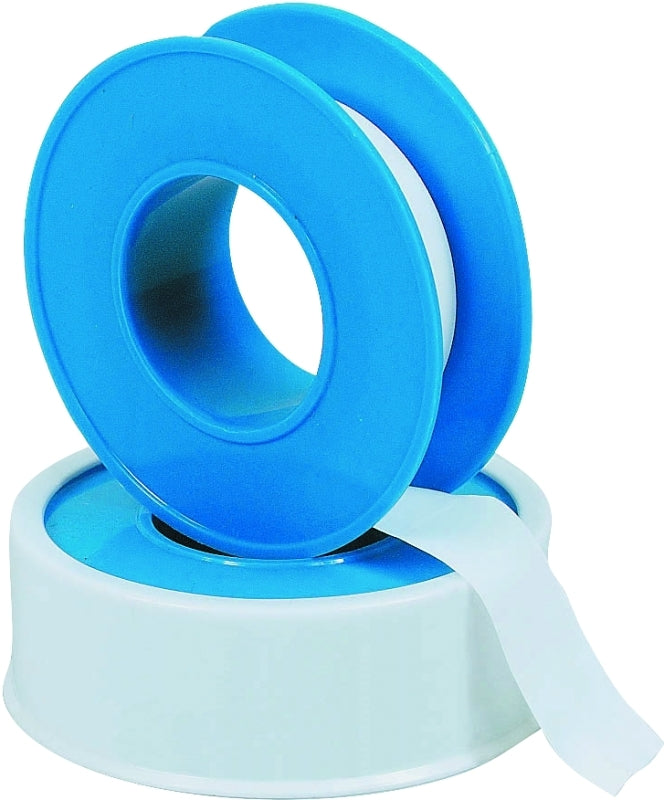 Harvey 17209-144 Thread Seal Tape, 260 in L, 3/4 in W, PTFE, Blue/White