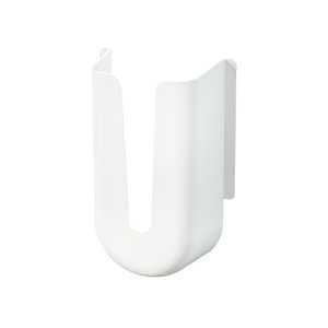 iDESIGN 23037 Grocery Bag Holder and Dispenser, Plastic, White