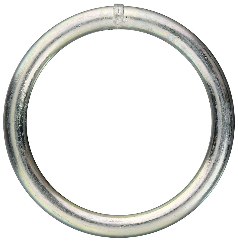 National Hardware 3155BC Series N223-156 Welded Ring, 300 lb Working Load, 2 in ID Dia Ring, #2 Chain, Steel, Zinc