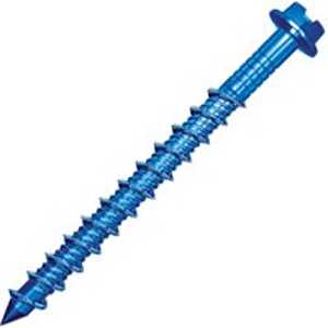 Buildex Tapcon BX51036 Concrete Screw Anchor, 1/4 in Dia, 1-1/4 in L, Climaseal