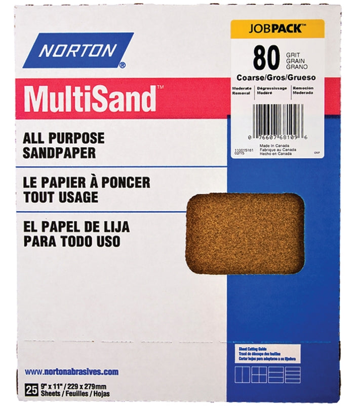 68109 SANDPAPER ALOX 9X11 80