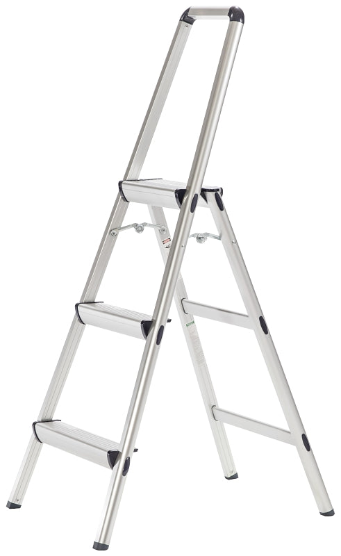 Xtend+Climb FT-3 Ultralight Step Stool, 32 in H, 3-Step, 225 lb, Aluminum