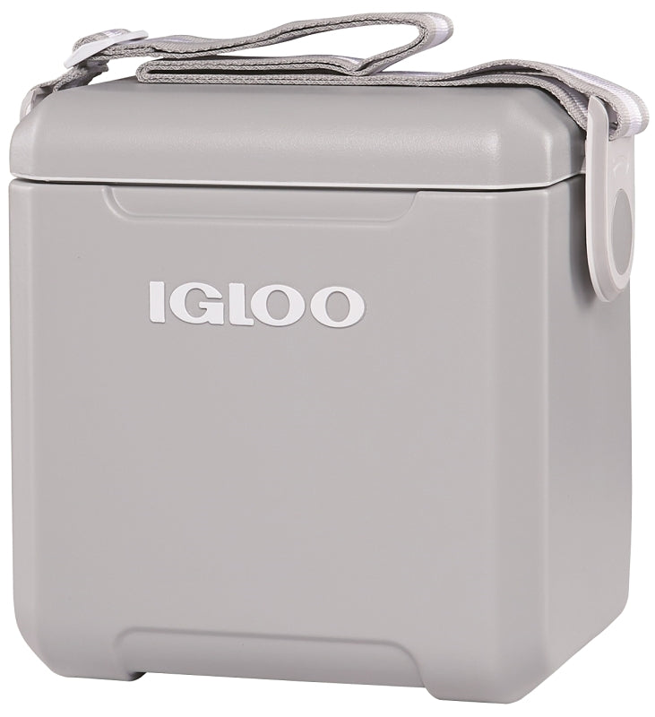 IGLOO '00032651 Tag Along Too Cooler, 14 Can Cooler, Plastic, Light Gray, 2 days Ice Retention