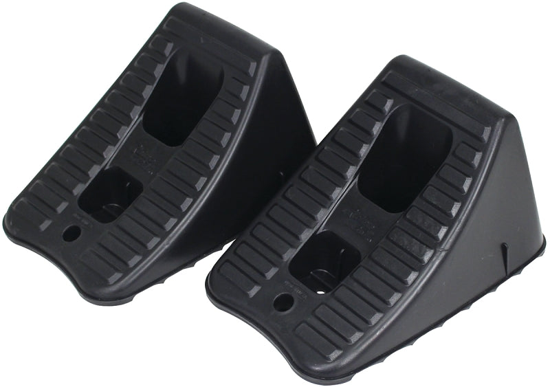FloTool 11930 Wheel Chock, 9 in L, 5 in W, 6 in H, Plastic