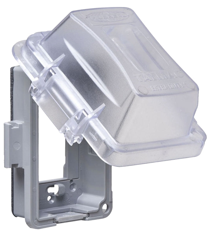 Bell Outdoor MM420C Weatherproof In-Use Cover, 2-3/4 in L, 4-1/2 in W, Thermoplastic, Clear