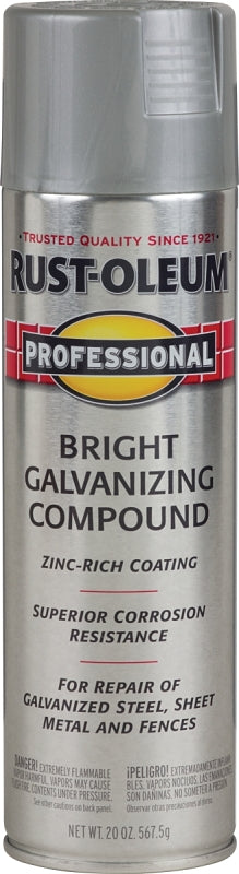 Rust-Oleum 7584838 Galvanizing Compound Paint, Bright Gray, 20 oz