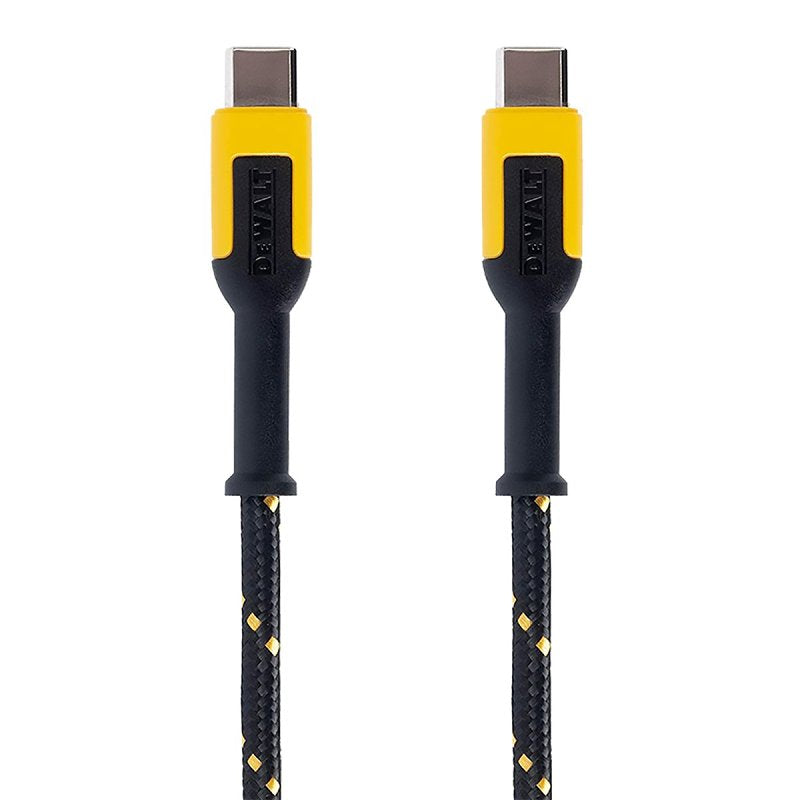 DEWALT 131 0021 DW2 Charging Cable, Type C, Kevlar Fiber Sheath, 10 ft L