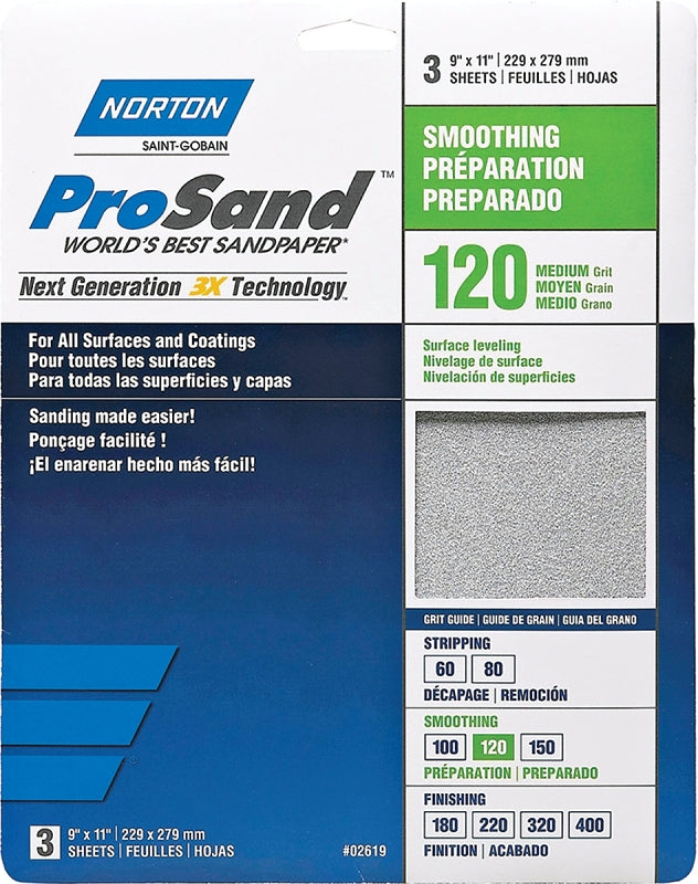 02619 SANDPAPER PRO 9X11 120