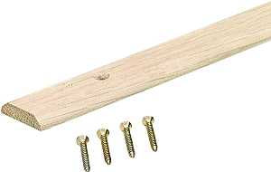 M-D 85233 Seam Binder, 36 in L, 1-1/4 in W, Smooth Surface, Oak Wood, Unfinished