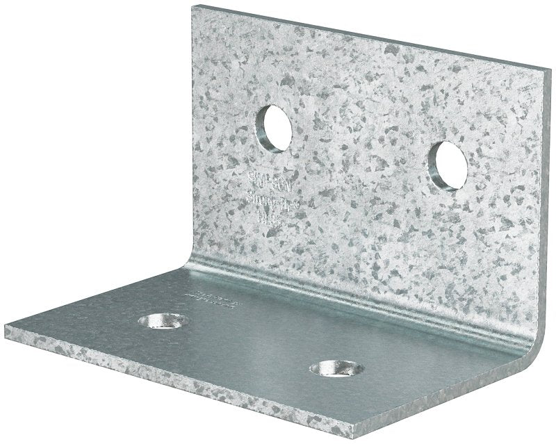 Simpson Strong-Tie HL HL35 Single Row Angle, 3-1/4 in W, 3-1/4 in D, 5 in H, Steel, Galvanized/Zinc