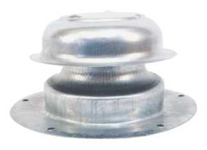 US Hardware V-015C Plumbing Cap, 2-7/8 in Connection, Steel, White, Zinc