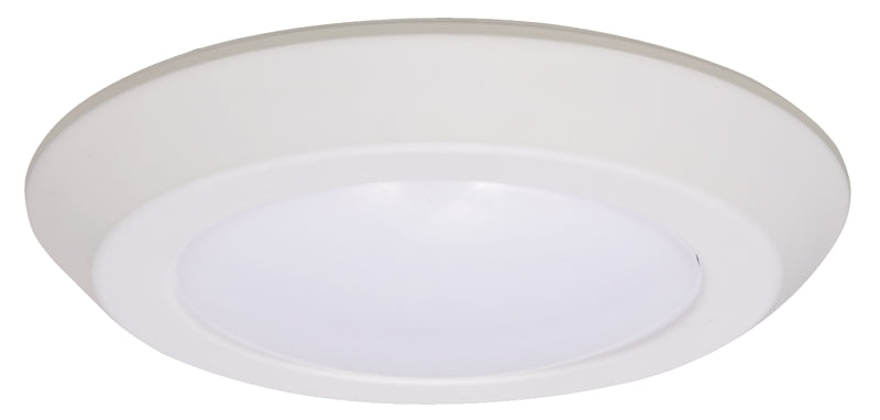 HALO BLD6 Series BLD6089SWHR Backlit Downlight, 10 W, 120 V, LED Lamp, Aluminum, Matte White