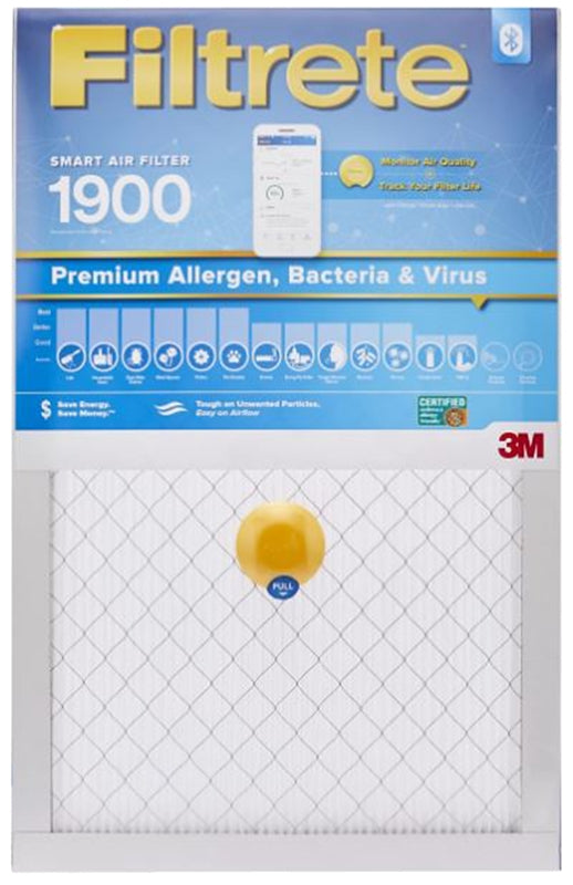 Filtrete S-UA01-4 Air Filter, 25 in L, 16 in W, 13 MERV, 1900 MPR