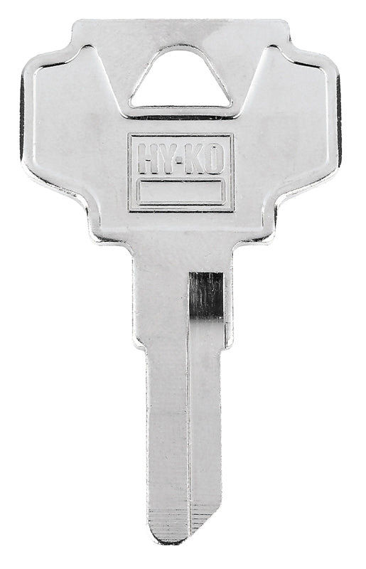 Hy-Ko 11010BN7 Key Blank, Brass, Nickel-Plated, For: Bargman BN7 Locks