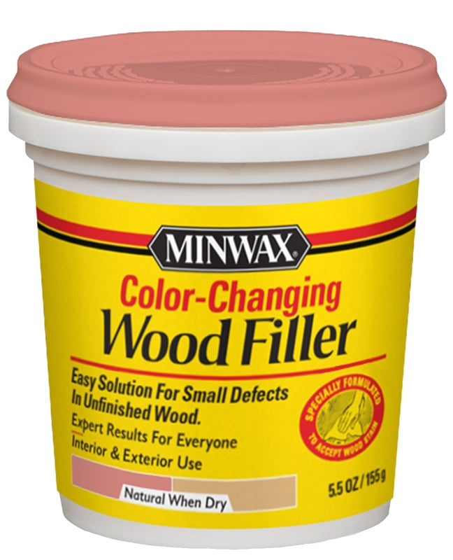 Minwax 448600000 Wood Filler, Liquid, Natural, 5.5 oz