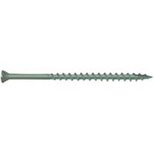 Camo 0346130 Deck Screw, #7 Thread, 2 in L, Trim Head, Star Drive, Type 17 Slash Point, Carbon Steel, ProTech-Coated, 100/PK