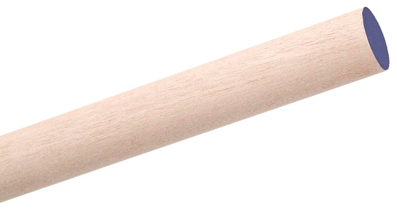 Waddell 6614UB Dowel Rod, 7/8 in Dia, 36 in L, Birchwood