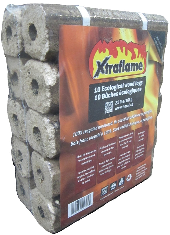 Xtraflame 41722 Ecological Wood Log, 10