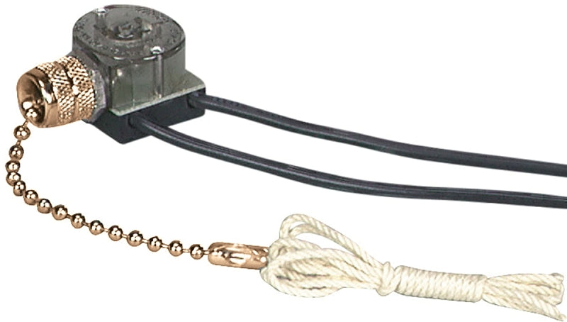 Eaton Wiring Devices 458BD-BOX Canopy Switch, Lead Wire Terminal, 1/3/6 A, 125/250 V, Functions: ON/OFF