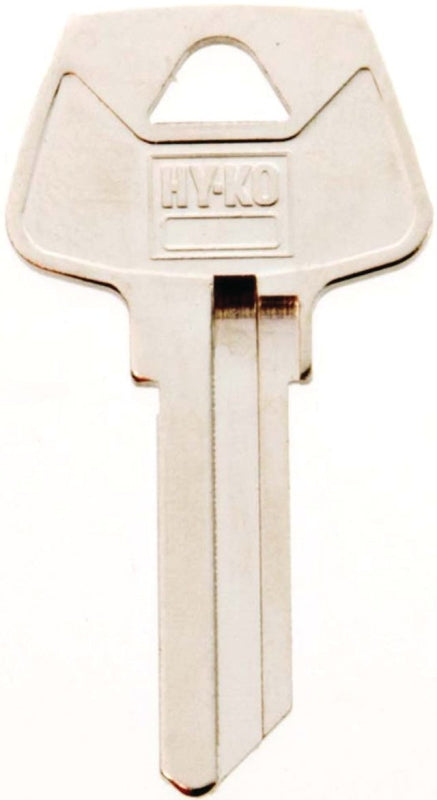 Hy-Ko 11010S16 Key Blank, Brass, Nickel, For: Sargent Cabinet, House Locks and Padlocks