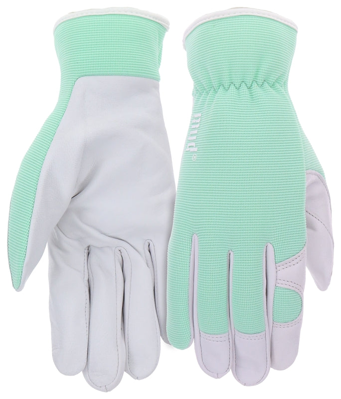 Mud MD72001MT-W-SM Gloves, Women's, S/M, Spandex Back, Mint