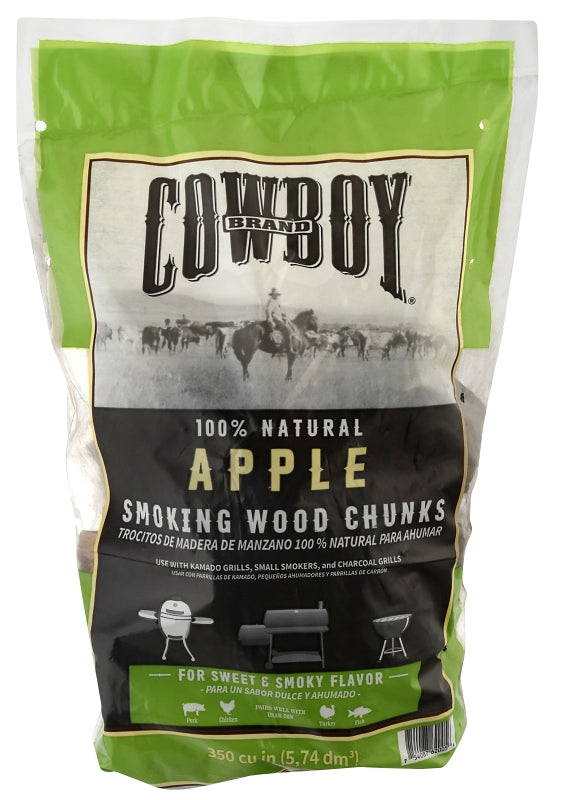 Cowboy 52330 Smoking Chunk, 16-3/4 in L, Wood, 350 cu-in