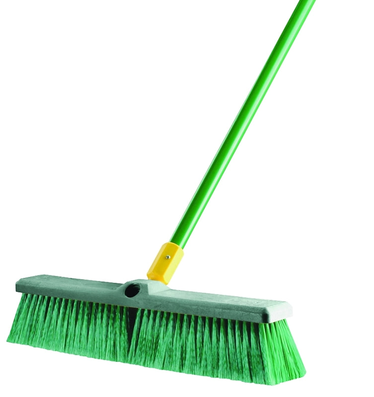 Quickie Bulldozer 00528 Push Broom, Polypropylene Bristle, Steel Handle