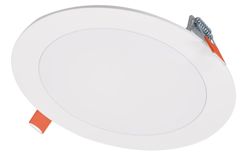 Halo HLB Series HLBSL6099FS351EMWR Downlight, 12.6 W, 120 V, LED Lamp, Plastic, Matte White