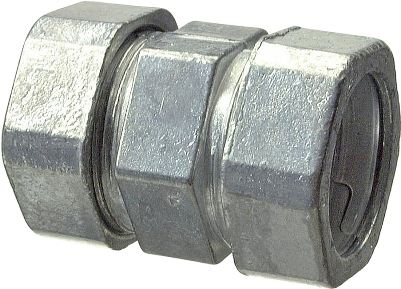 Halex 02401B Coupling, 3/4 in Compression, Zinc, 25/BX