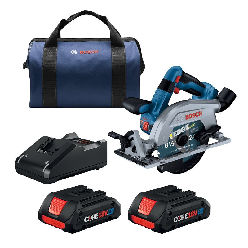 Bosch GKS18V-22LB25 Circular Saw Kit, Battery Included, 18 V, 144 W-hr, 6-1/2 in Dia Blade, 2-1/4 in Cutting Capacity