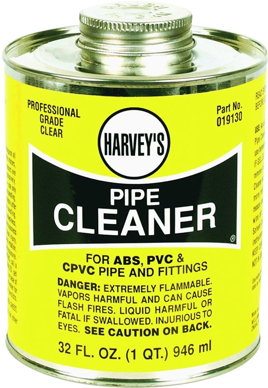 Harvey 19130-12 Pipe Cleaner, Liquid, Clear, 32 oz Can