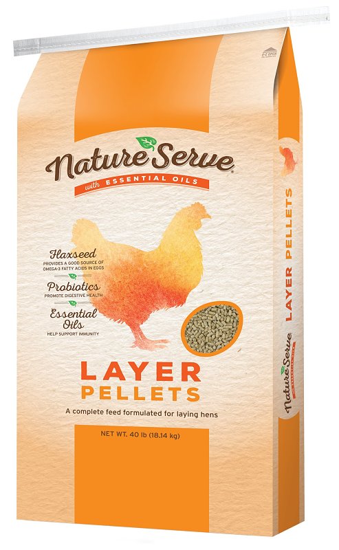 NatureServe 104040 Layer Pellet, Pellet, 40 lb