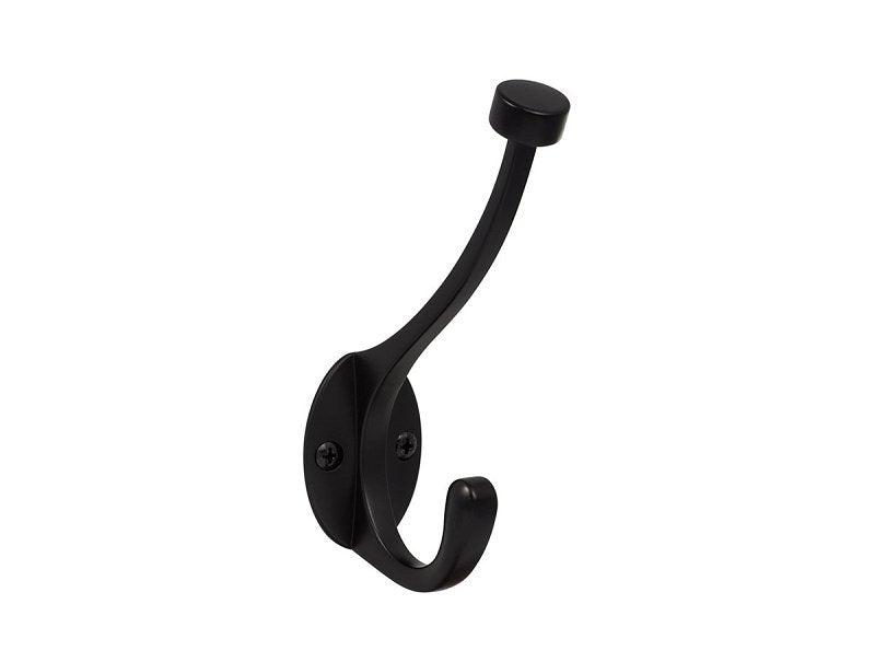 Sure-Loc RH5 FBL Pilltop Coat Hook, Zinc, Flat Black