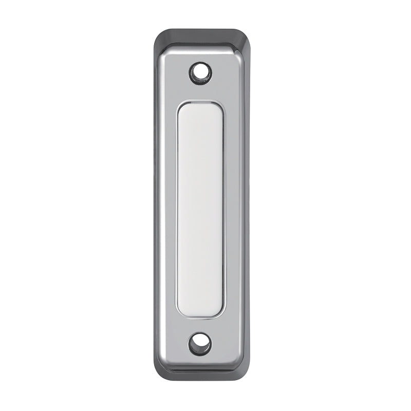 BUTTON BELL DOOR SATIN NICKEL